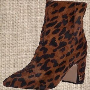 Leopard bootie
